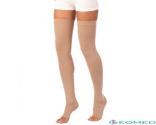 Чулки компрессионные на роды и операции, 2 класс, К2 (24-30 mmHg) открытый носок